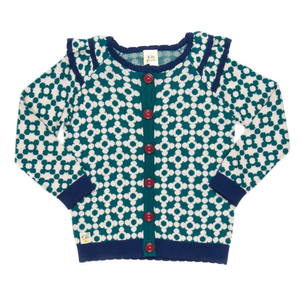 Wildflowers cardigan sweater